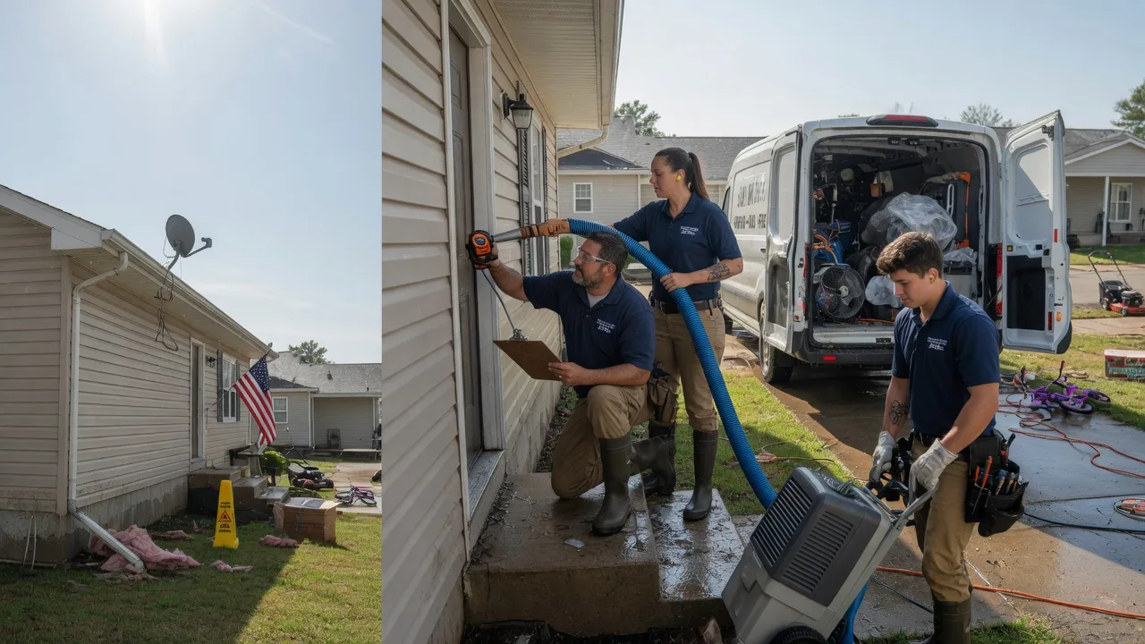 Ceiling Water Damage Restoration in Kinsman, OH near me